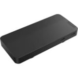 Lenovo USB-C-Travel Dock voor 2 schermen (met adapter) dockingstation Zwart
