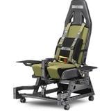 Next Level Racing Flight Seat Pro Boeing Military Edition racing simulator Zwart