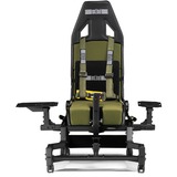 Next Level Racing Flight Seat Pro Boeing Military Edition racing simulator Zwart
