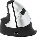 R-Go Tools HE Break ergonomische muis Zwart/zilver, 2400dpi, Links, Medium (Handlengte 165-185mm), bluetooth