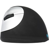 R-Go Tools HE Mouse M Links Draadloos Zwart/zilver, 1750dpi, Medium (Handlengte 165-185mm)
