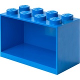 Room Copenhagen LEGO Brick Shelf, 8 noppen wandschap Blauw