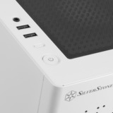 SilverStone SST-SG16W Cube-behuizing Wit | 2x USB-A 3.2 (5 Gbit/s) | Audio