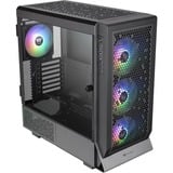 Thermaltake Ceres 500 TG ARGB midi tower behuizing Zwart | 2x USB-A | 1x USB-C | Tempered Glass