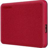 Toshiba Canvio Advance, 1 TB externe harde schijf Rood, HDTCA10ER3AA, USB 3.2 Gen 1