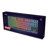 Trust GXT 833 Thado Toetsenbord met TKL-verlichting Zwart, US lay-out (QWERTY), 80% (TKL)	, RGB
