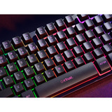 Trust GXT 833 Thado Toetsenbord met TKL-verlichting, gaming toetsenbord Zwart, US lay-out, 80% (TKL), RGB