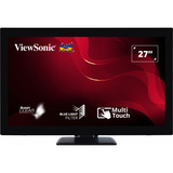 ViewSonic 10-point Touch Screen monitor TD2760 27" Zwart, 1x DisplayPort, 1x HDMI, 1x VGA, 2x USB-A, 1x HDMI, 1x DisplayPort, VGA, USB-A, USB-B