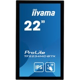 iiyama ProLite TF2234MC-B7X 22" Touchscreen-Monitor  Zwart, Touch, VGA, HDMI, DisplayPort