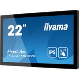 iiyama ProLite TF2234MC-B7X 22" Touchscreen-Monitor  Zwart, Touch, VGA, HDMI, DisplayPort