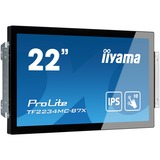 iiyama ProLite TF2234MC-B7X 22" Touchscreen-Monitor  Zwart, Touch, VGA, HDMI, DisplayPort