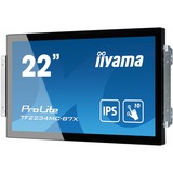 iiyama ProLite TF2234MC-B7X 22" Touchscreen-Monitor  Zwart, Touch, VGA, HDMI, DisplayPort