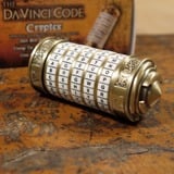 Noble Collection The Da Vinci Code MIni Cryptex Replica opberger Goud