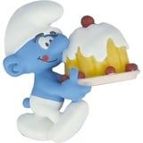 Plastoy Magnet Smurf Cake speelfiguur blauw
