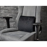 Arozzi Lumbar Support Black Velour - Horizontal Straps inlegkussen Zwart