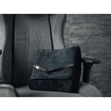 Arozzi Lumbar Support Black Velour - Horizontal Straps inlegkussen Zwart