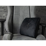 Arozzi Lumbar Support Black Velour - Horizontal Straps inlegkussen Zwart