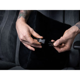 Arozzi Lumbar Support Black Velour - Horizontal Straps inlegkussen Zwart