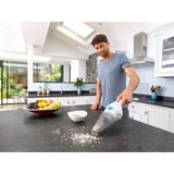 BLACK+DECKER NVC115JLEW-QW 3.6V 1.5Ah Kruimeldief handstofzuiger Wit, Incl. Jack-Plug lader