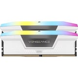 Corsair Vengeance RGB 32 GB DDR5-6000 (2x 16 GB) werkgeheugen Wit, CMH32GX5M2E6000Z36W, XMP 3.0
