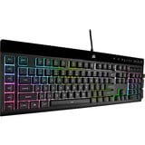 Corsair  K55 RGB PRO XT, gaming toetsenbord Zwart, US lay-out, Membraan, RGB-leds