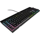Corsair  K55 RGB PRO XT, gaming toetsenbord Zwart, US lay-out, Membraam, RGB-leds