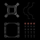 DeepCool AK400 Zero Dark cpu-koeler Zwart