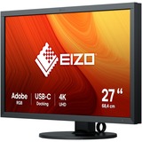 EIZO CS2740 ColorEdge 26.9" 4K UHD monitor Zwart, HDMI, DisplayPort, 4x USB-A, USB-C