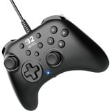 HORI HORIPAD Turbo gamepad Zwart, Nintendo Switch 2, Nintendo Switch, Nintendo Switch – OLED-Model, Pc