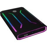 ICY BOX IB-G226L-C31 externe behuizing Zwart, USB 3.2 (Gen 2) Type-C 10 Gbit/s