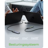 ICY BOX M.2 NVMe/SATA SSD enclosure met RGB light externe behuizing Grijs, USB 3.2 Gen 2 Type-C®