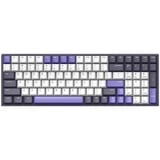 Iqunix F97 Lavandin Wireless Mechanical Keyboard Lavendel, US lay-out (QWERTY), Cherry MX Silent Red, 96%, RGB leds, Hot-swappable, PBT, 2.4GHz | Bluetooth 5.1 | USB-C