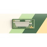 Iqunix ZX75 Camping Wireless Mechanical Keyboard Groen, US lay-out (QWERTY), Cherry MX Silent Red, 75%, RGB leds, Hot-swappable, Double-shot PBT, 2.4GHz | Bluetooth 5.1 | USB-C