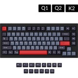 Keychron MT-01 OEM Dye-Sub PBT Keycap Set - Dolch Red keycaps Donkerblauw/rood