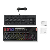 Lenovo Legion K310 RGB, gaming toetsenbord Zwart, US lay-out, Membraan, Membraan switch, RGB, USB