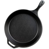 Lodge Braadpan L14SK3 met steel en handgreep bak-/braadpan Zwart, Ø 38cm