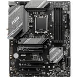 MSI B760 GAMING PLUS WIFI socket 1700 moederbord Grijs/zwart, RAID, 2.5Gb-LAN, Wi-Fi 6E, BT, Sound, ATX