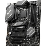 MSI B760 GAMING PLUS WIFI socket 1700 moederbord Grijs/zwart, RAID, 2.5 Gb-LAN, WiFi6E, BT, Sound, ATX