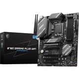 MSI B760 GAMING PLUS WIFI socket 1700 moederbord Grijs/zwart, RAID, 2.5Gb-LAN, Wi-Fi 6E, BT, Sound, ATX