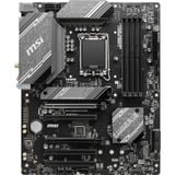 MSI B760 GAMING PLUS WIFI socket 1700 moederbord Grijs/zwart, RAID, 2.5Gb-LAN, Wi-Fi 6E, BT, Sound, ATX