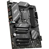 MSI B760 GAMING PLUS WIFI socket 1700 moederbord Grijs/zwart, RAID, 2.5Gb-LAN, Wi-Fi 6E, BT, Sound, ATX