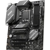 MSI B760 GAMING PLUS WIFI socket 1700 moederbord Grijs/zwart, RAID, 2.5Gb-LAN, Wi-Fi 6E, BT, Sound, ATX
