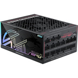 MSI MPG Ai1300TS PCIE5 modulaire 1300 watt voeding  2x 12V-2x6, 7x PCIe, 2x 12V-2x6, 7x PCIe