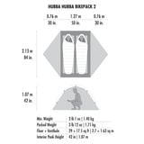 MSR Hubba Hubba Bikepack 2 tent Groen