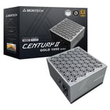Montech Century II 1050W voeding  Zilver, 6x PCIe, 1x 12V-2x6, Kabelmanagement