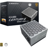 Montech Century II modulaire 1050 watt voeding  Zilver, 1x 12V-2x6, 6x PCIe, 6x PCIe, 1x 12V-2x6, Kabelmanagement