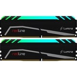 Mushkin 64 GB DDR4-3600 Kit werkgeheugen Zwart, MLA4C360GKKP32GX2, Redline Lumina RGB, XMP