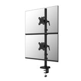 Neomounts DS60-600BL2V Monitorarm voor twee schermen 10-32" Zwart