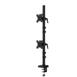 Neomounts DS60-600BL2V Monitorarm voor twee schermen 10-32" Zwart
