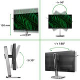 Philips 27B2G5200 27" monitor Zilver/zwart, VGA, HDMI, DisplayPort, USB, Audio, 100 Hz